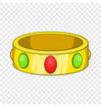 Ancient Bracelet Icon Cartoon Style Royalty Free Vector