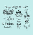 Hand Lettering With Bible Verse Commit Your Way Vector Image