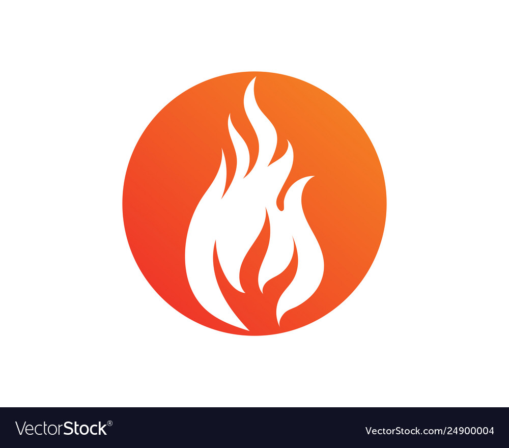 Fire flame design Royalty Free Vector Image - VectorStock