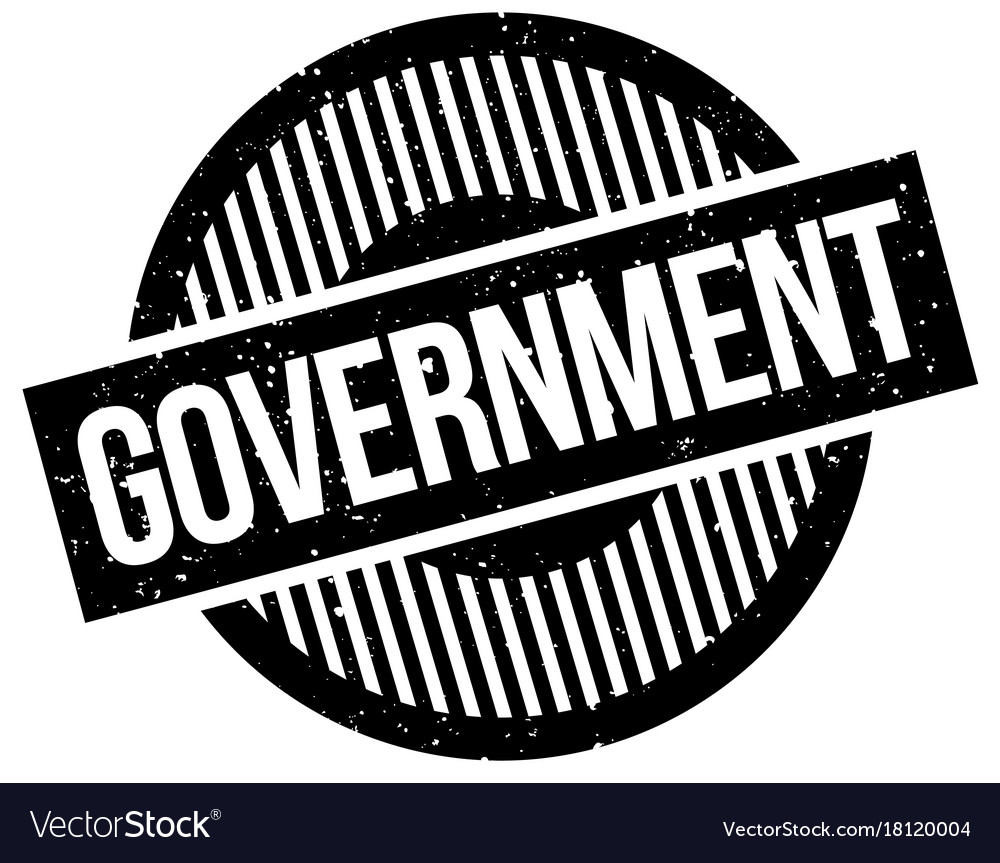 Government rubber stamp Royalty Free Vector Image