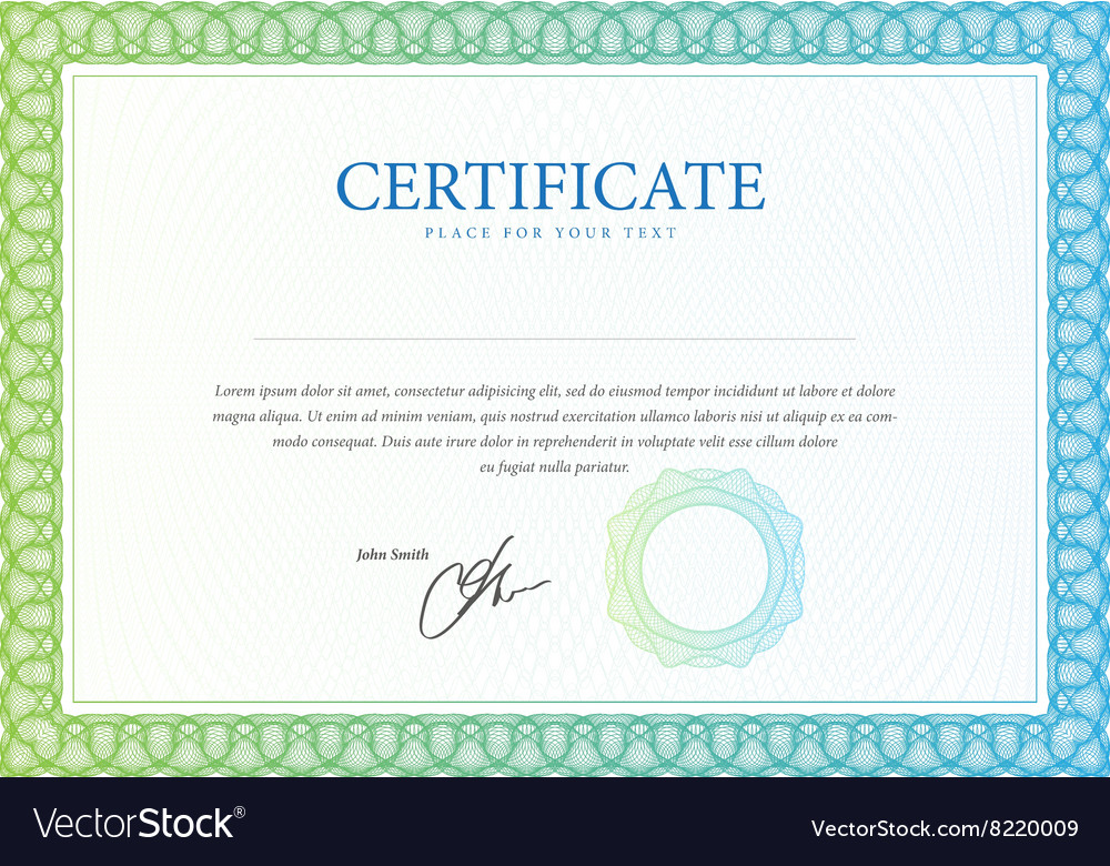 Certificate and diplomas template Royalty Free Vector Image
