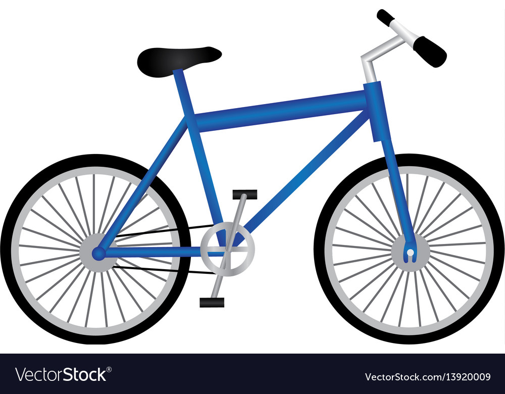 Silhouette sport bike in white background Vector Image