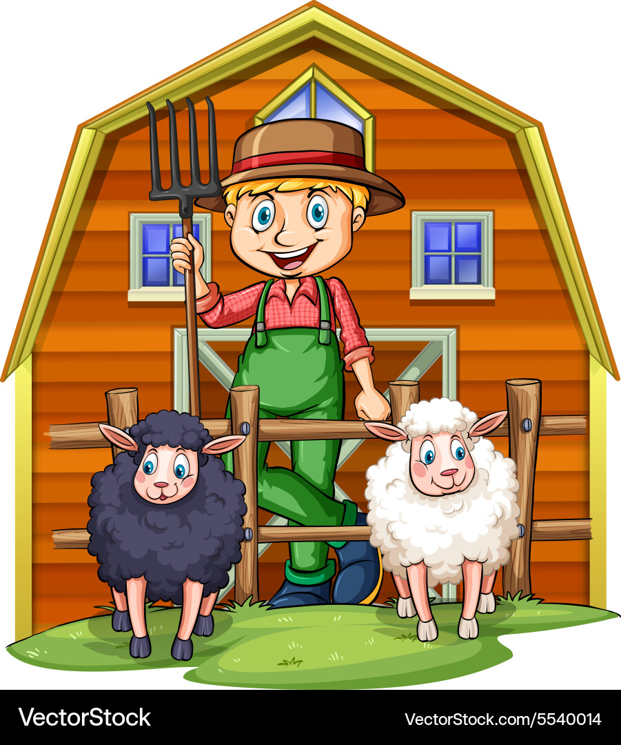Farmer Royalty Free Vector Image - VectorStock
