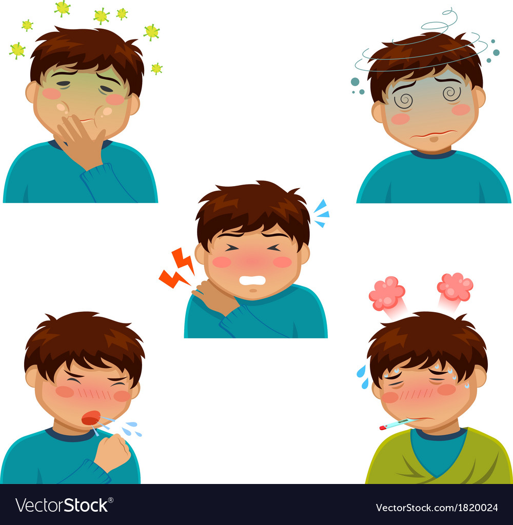 sickness-symptoms-royalty-free-vector-image-vectorstock