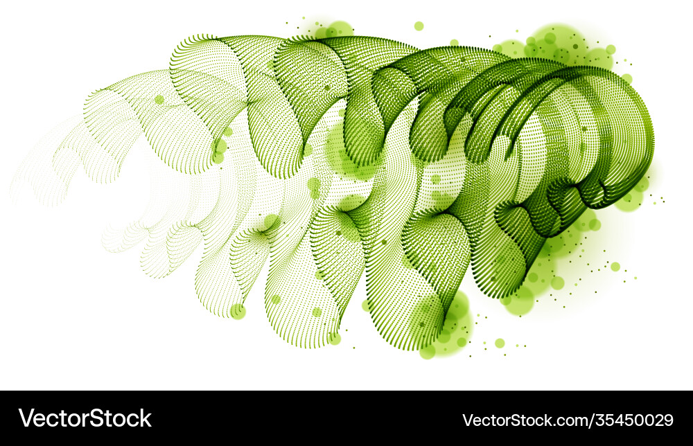 Abstract background with wave flowing Royalty Free Vector