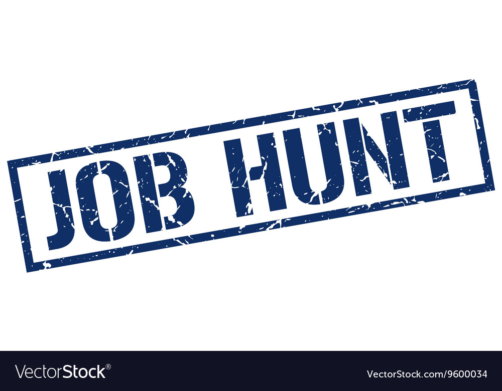 Job hunt stamp Royalty Free Vector Image - VectorStock