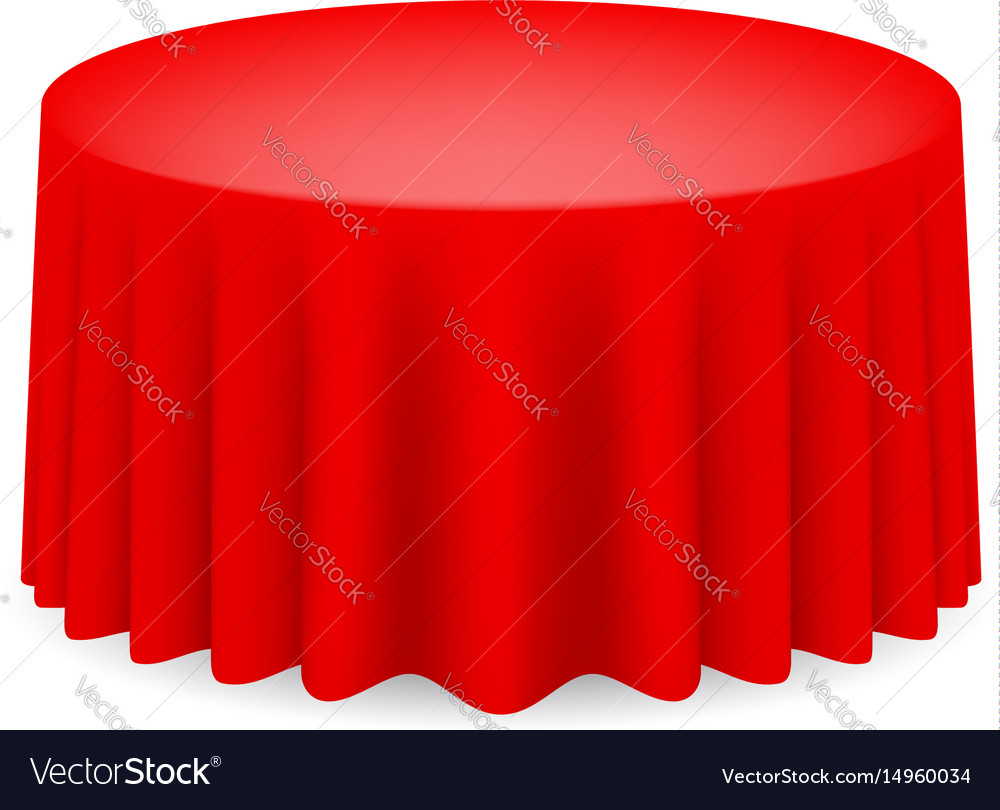 red table cloth