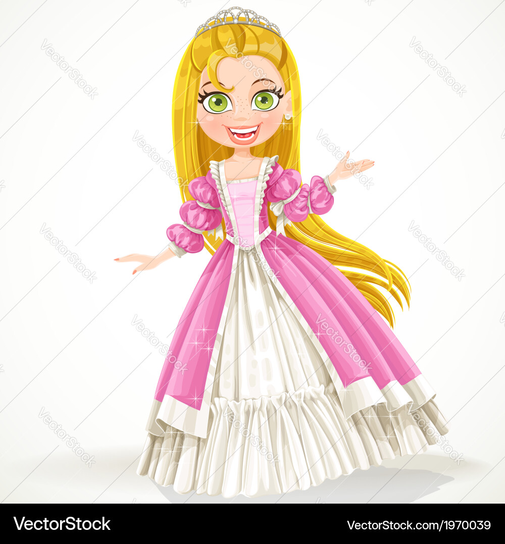 Cute princess Royalty Free Vector Image - VectorStock
