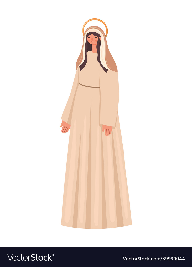 Saint mary Royalty Free Vector Image - VectorStock