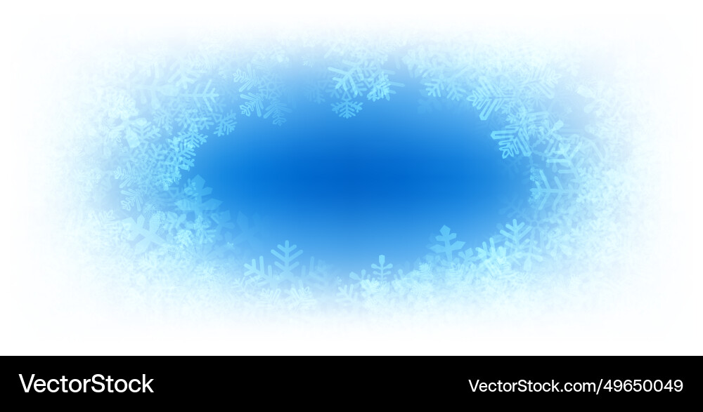 Light blue gradient winter background Royalty Free Vector