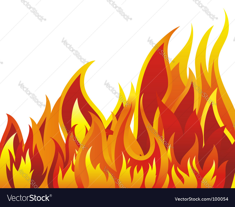 Fire background Royalty Free Vector Image - VectorStock