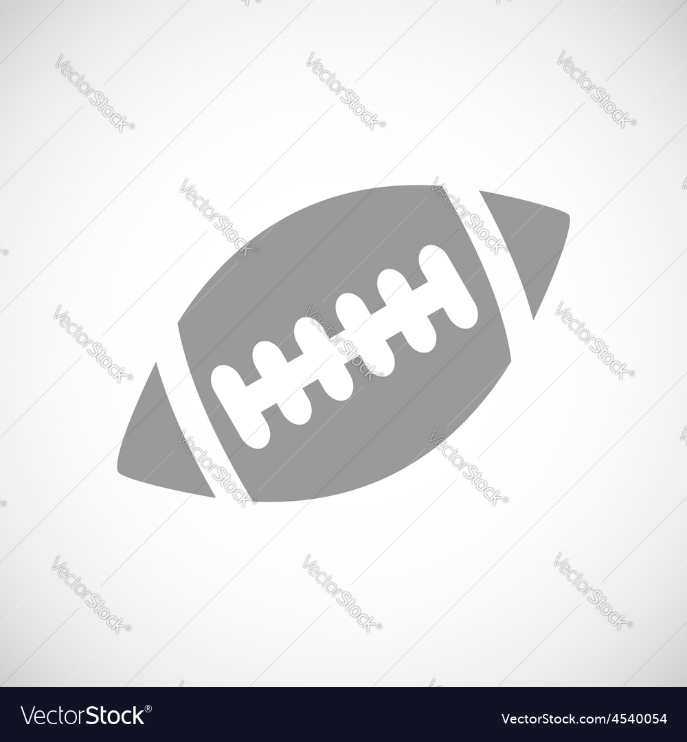 Football black icon Royalty Free Vector Image - VectorStock
