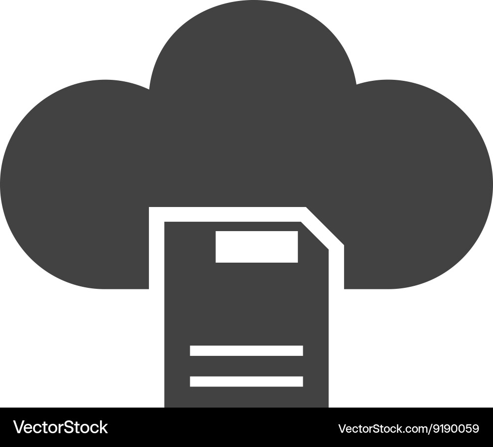 Cloud Storage Royalty Free Vector Image - VectorStock