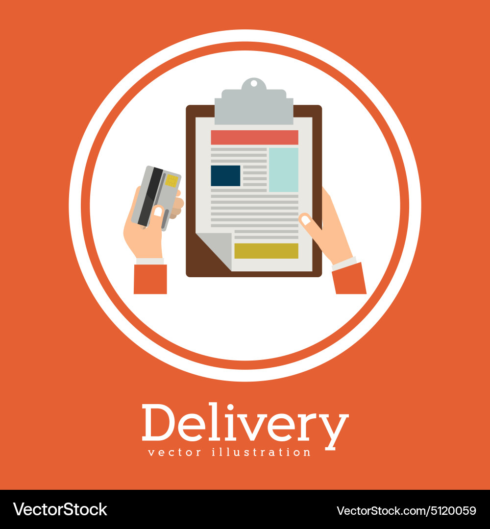 Delivery design Royalty Free Vector Image - VectorStock