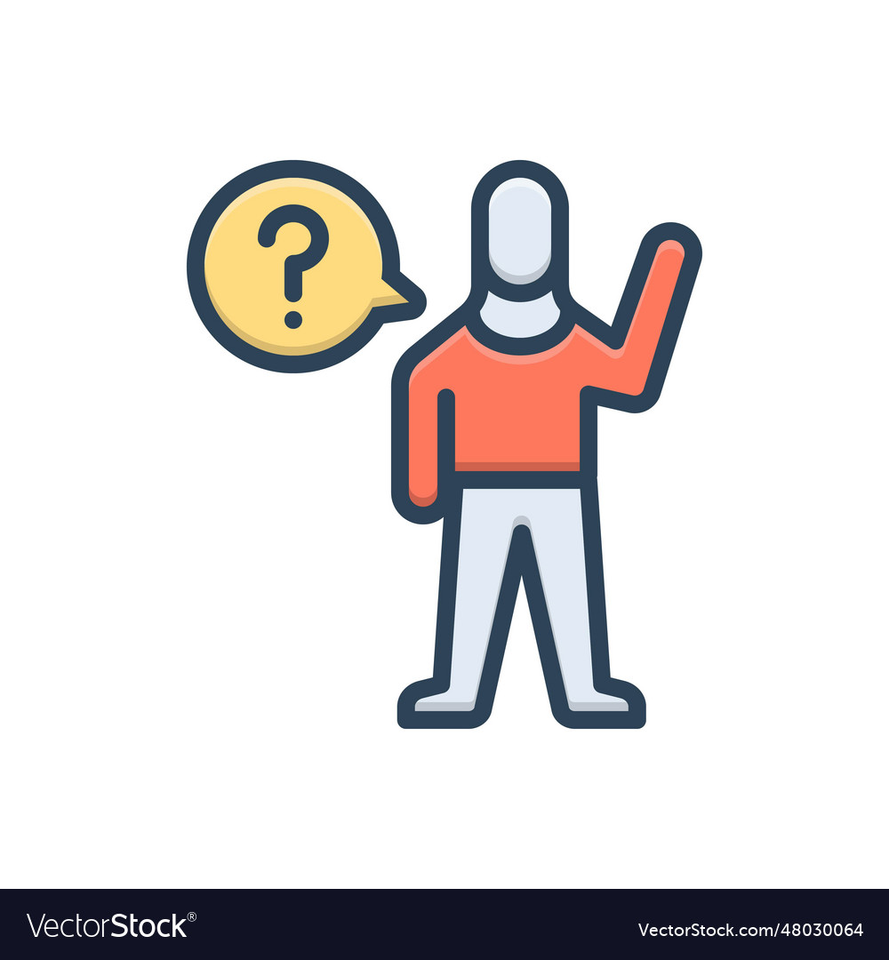 Ask Royalty Free Vector Image - VectorStock