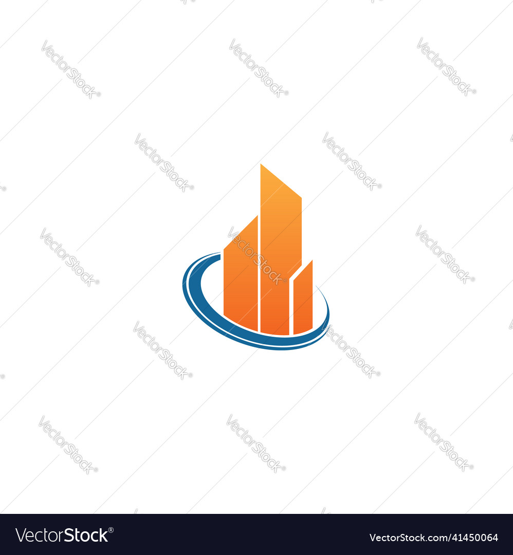 Building company logo Royalty Free Vector Image