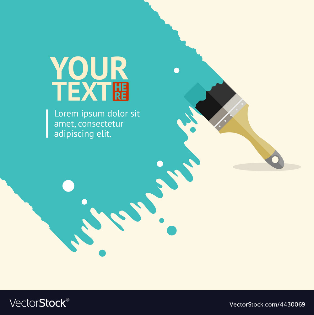 Brush background Royalty Free Vector Image - VectorStock