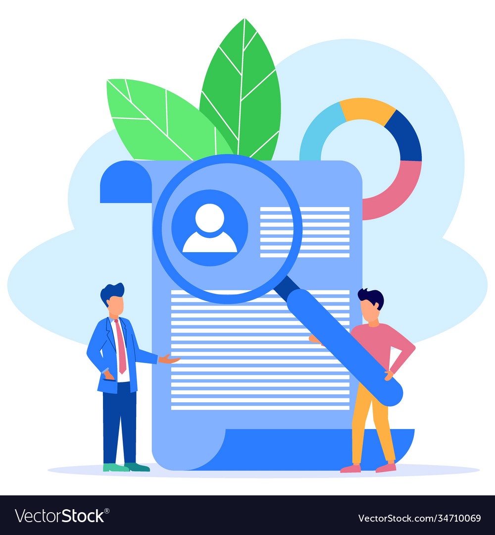 Graphic cartoon character business recruitment Vector Image Graphic cartoon character business recruitment Vector Image