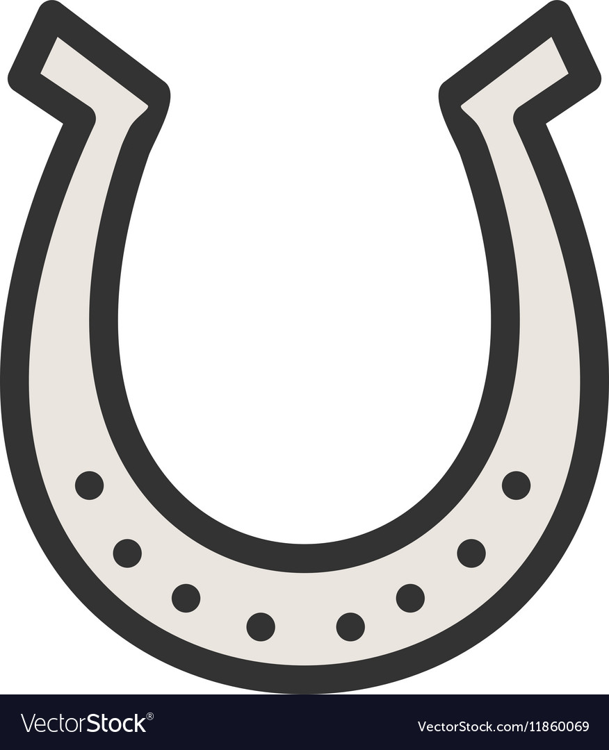 Horse shoe Royalty Free Vector Image - VectorStock