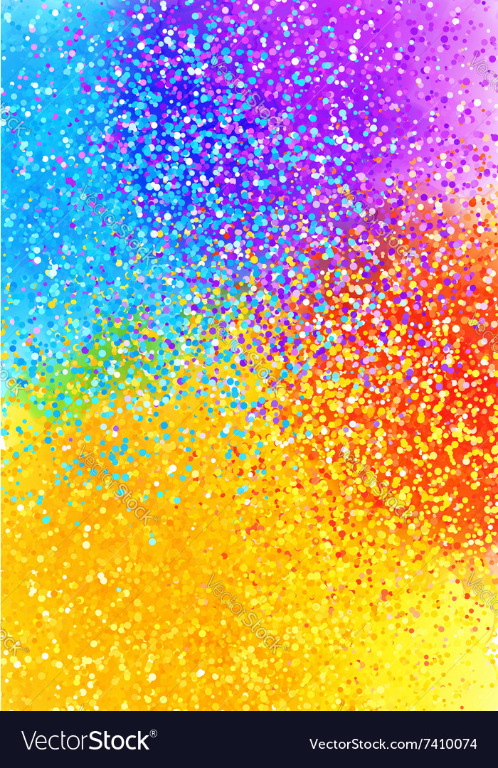 Bright sprayed paint rainbow colors abstract Vector Image