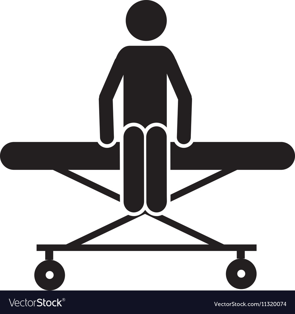 Injured person icon image Royalty Free Vector Image