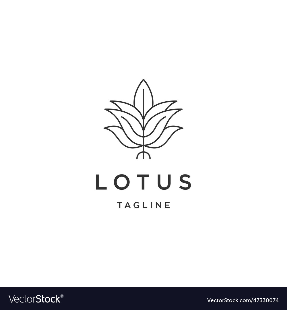 Sword lotus logo Royalty Free Vector Image - VectorStock