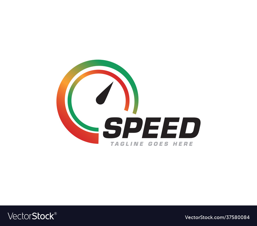 Speed logo icon design Royalty Free Vector Image