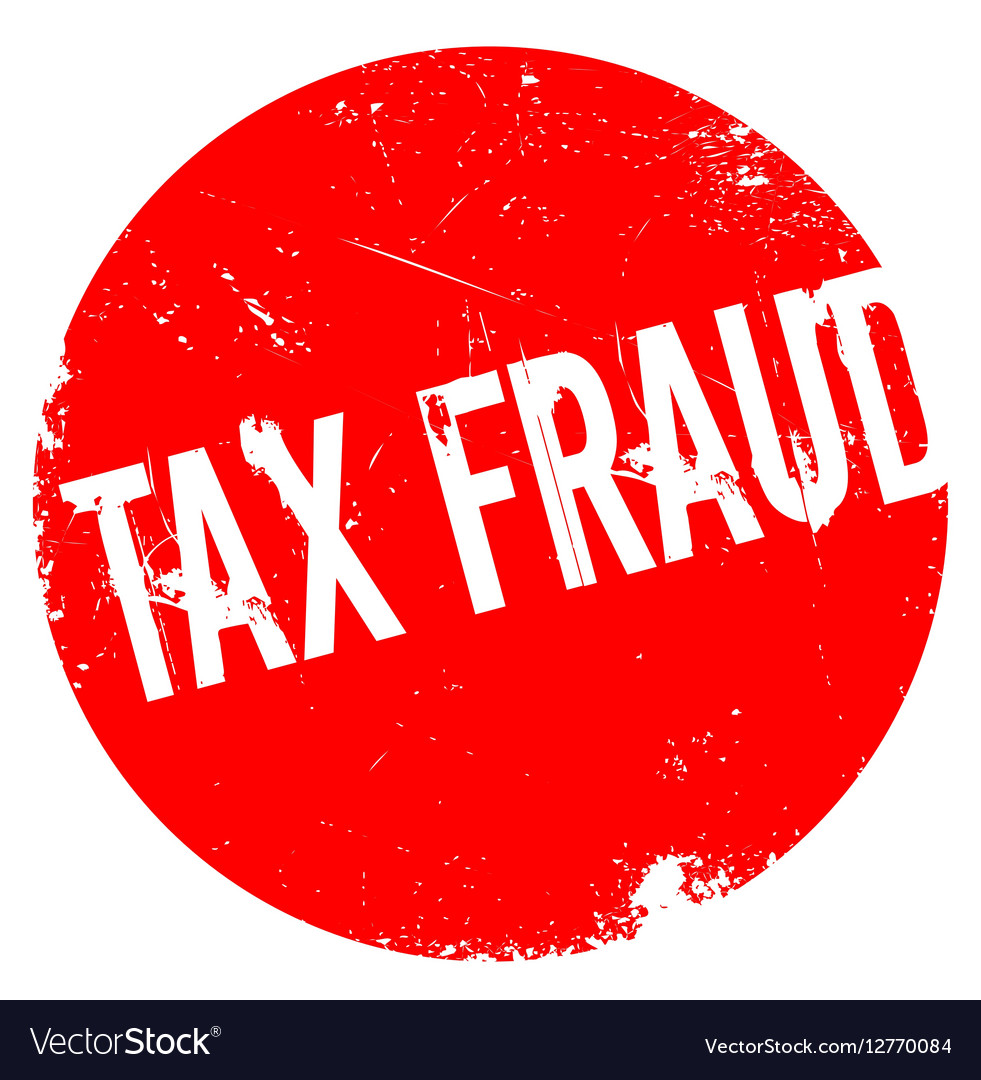 Tax fraud rubber stamp Royalty Free Vector Image