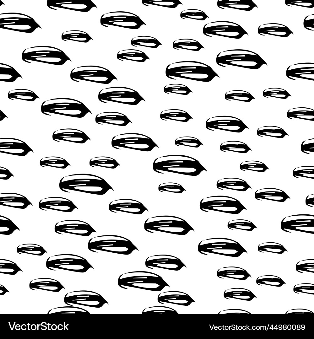Seamless pattern with sketch squiggle Royalty Free Vector