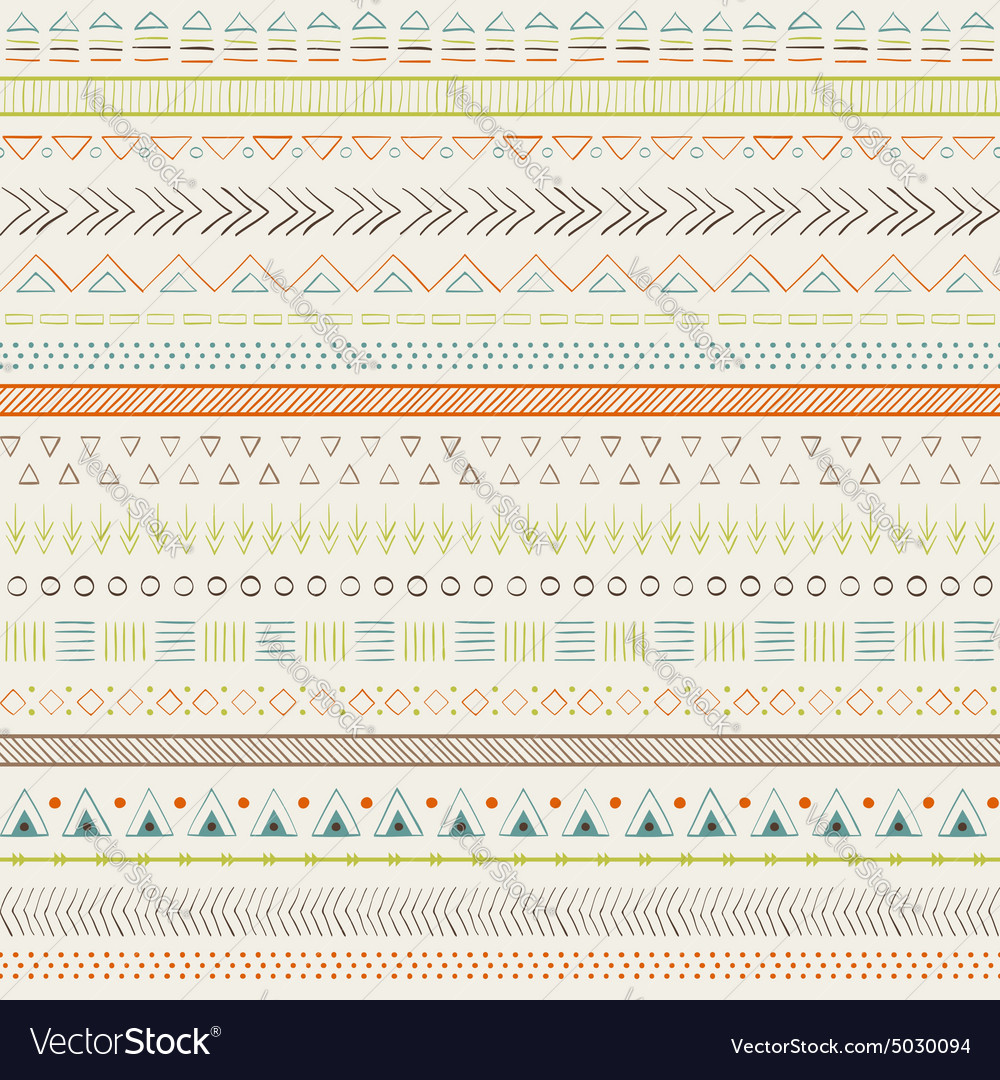 Ethnic colorful seamless pattern