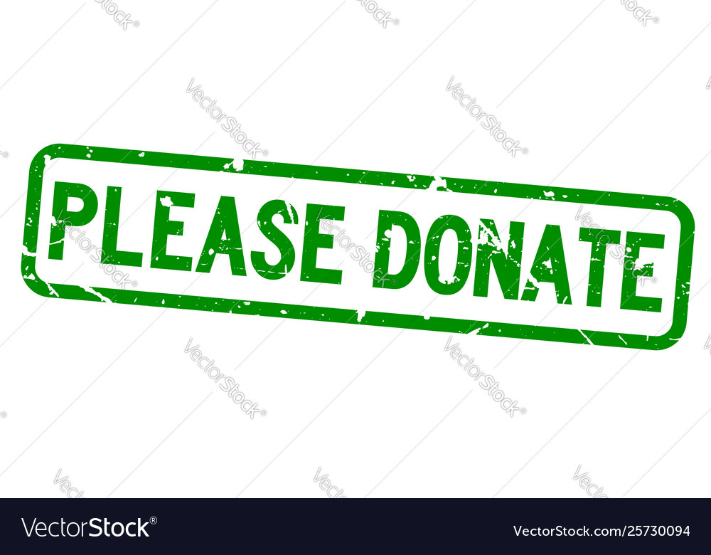 Please Donate Sign