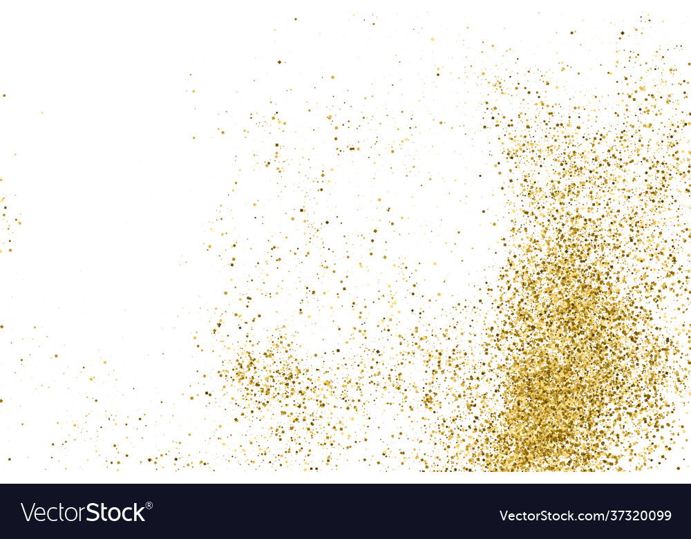 Gold glitter texture Royalty Free Vector Image