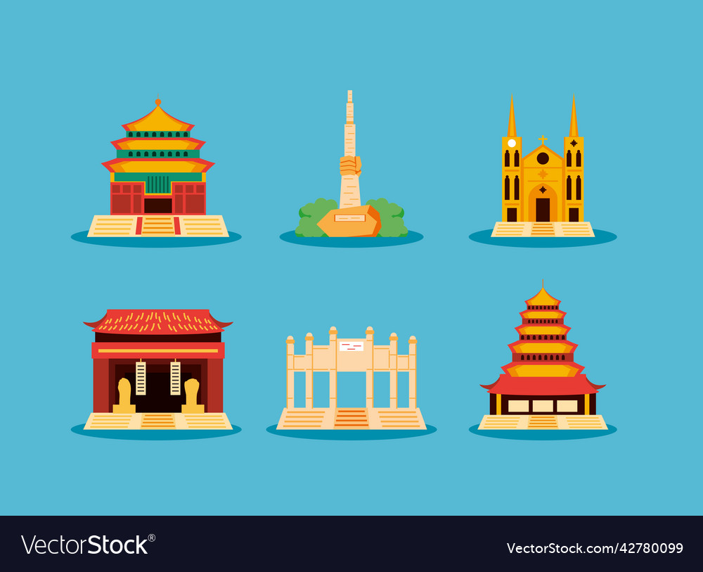 Guangzhou province in china Royalty Free Vector Image