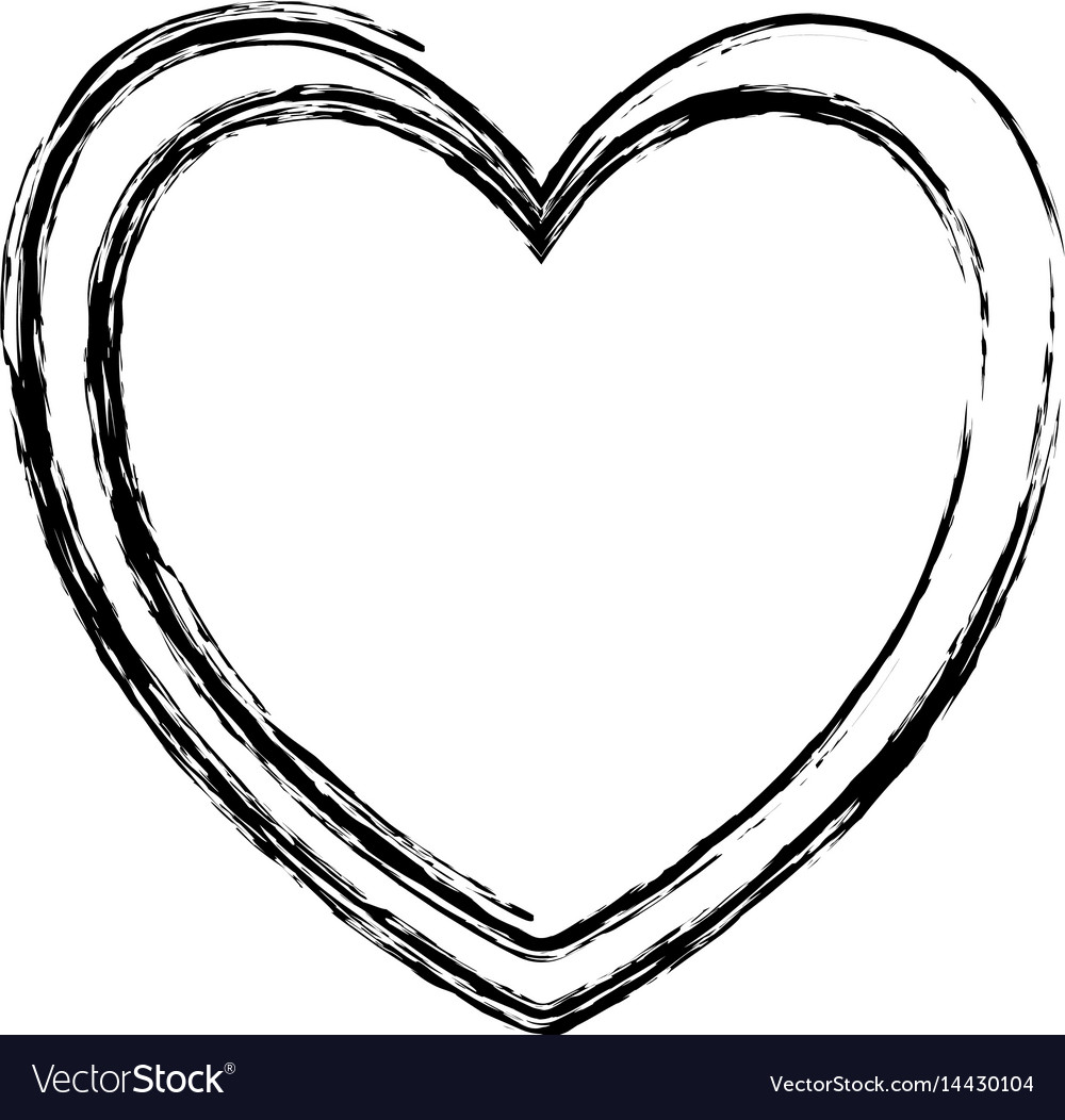 Heart shape icon Royalty Free Vector Image - VectorStock