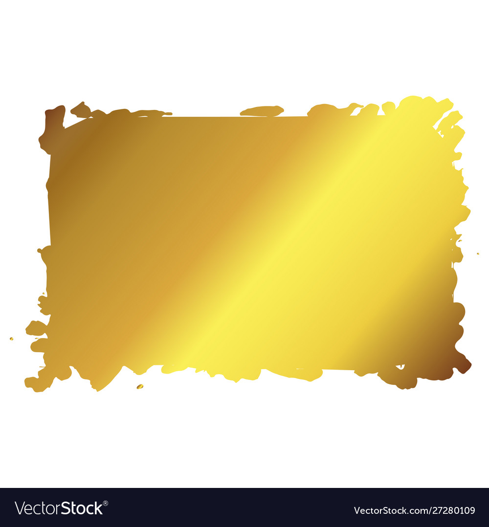 Golden art frame decoration border Royalty Free Vector Image