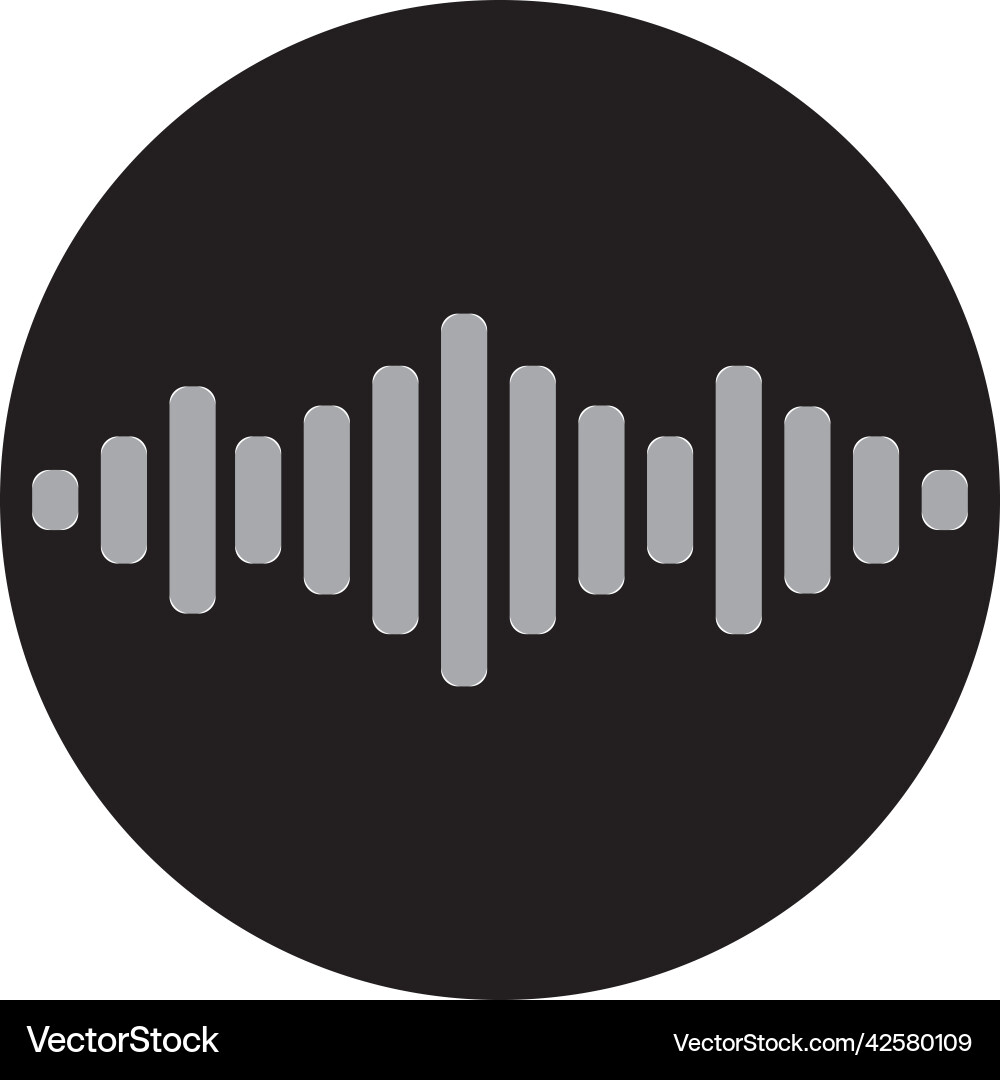 Sound wave logo Royalty Free Vector Image - VectorStock