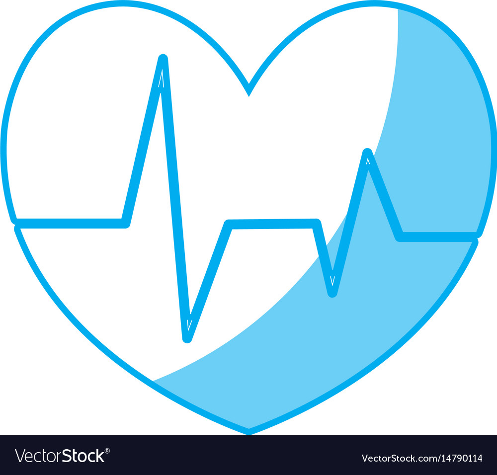 Cardio heart icon Royalty Free Vector Image - VectorStock