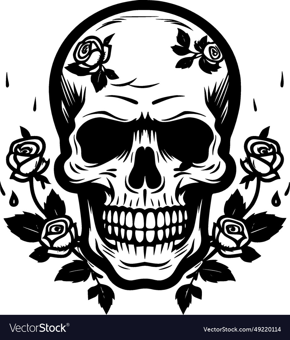 Skull - high quality logo ideal for t-shirt Vector Image