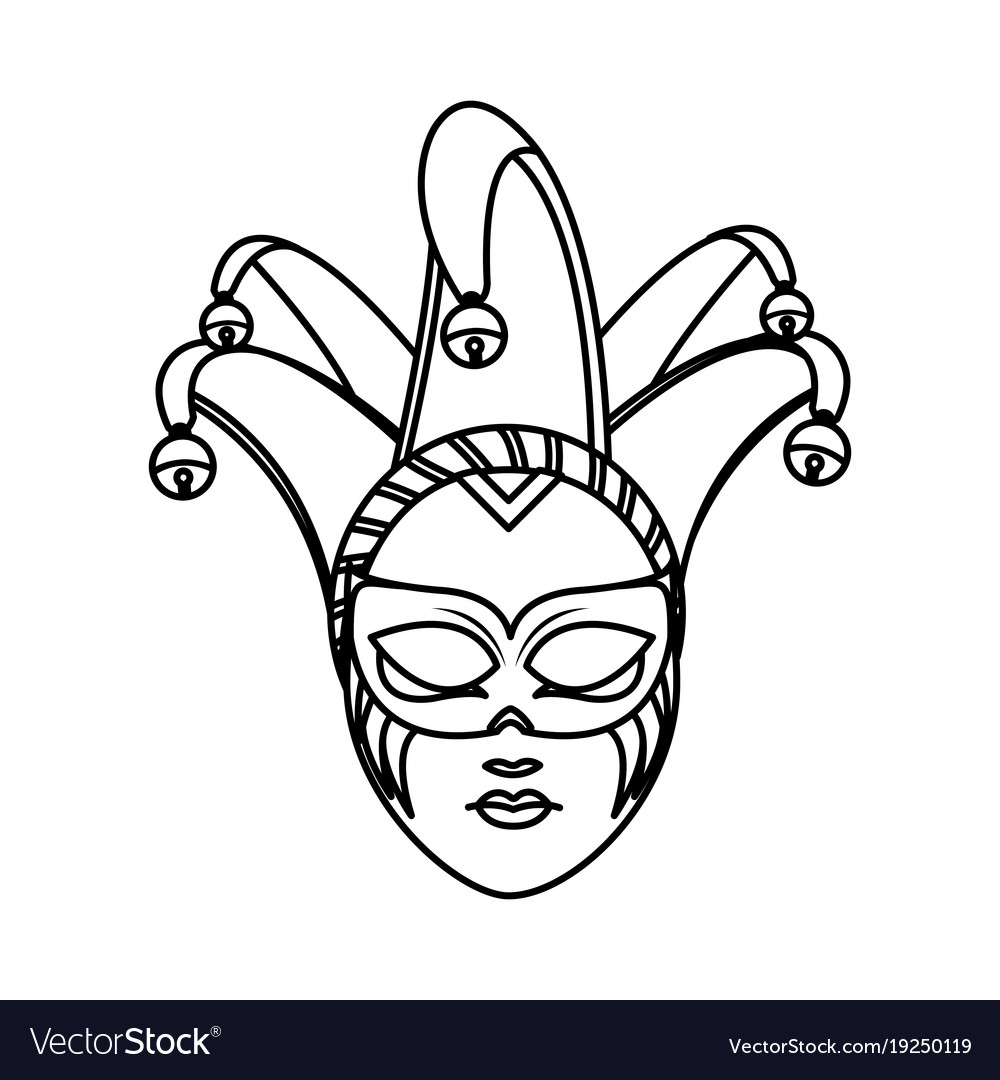 Isolated mask design Royalty Free Vector Image