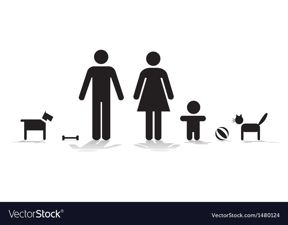 Family symbol Royalty Free Vector Image - VectorStock