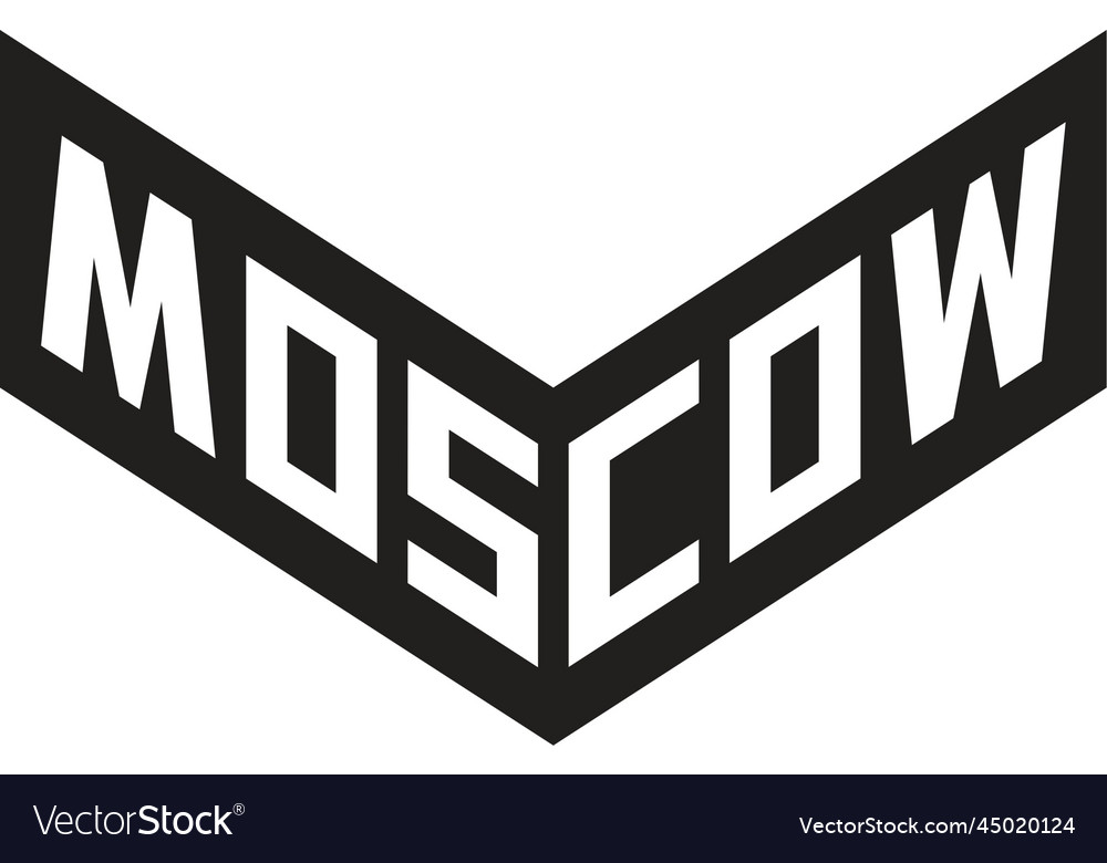 Moscow logo Royalty Free Vector Image - VectorStock