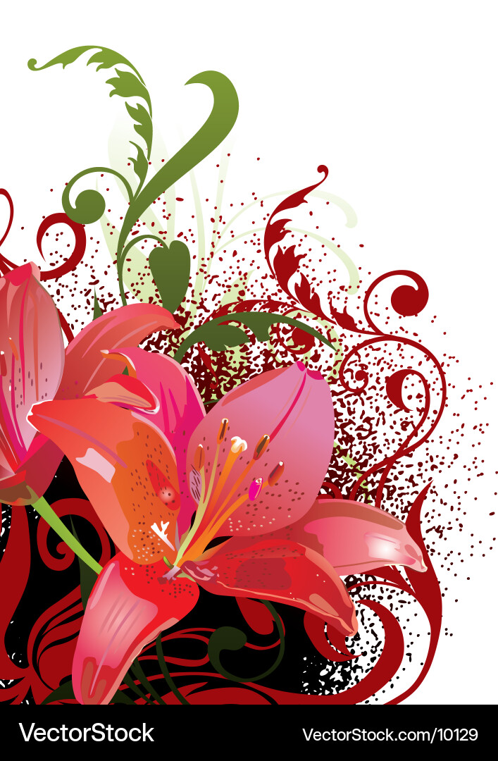 Flower background Royalty Free Vector Image - VectorStock