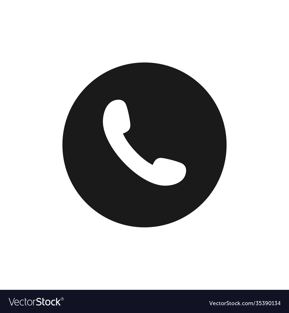 Telephone icons on white background eps10 Vector Image