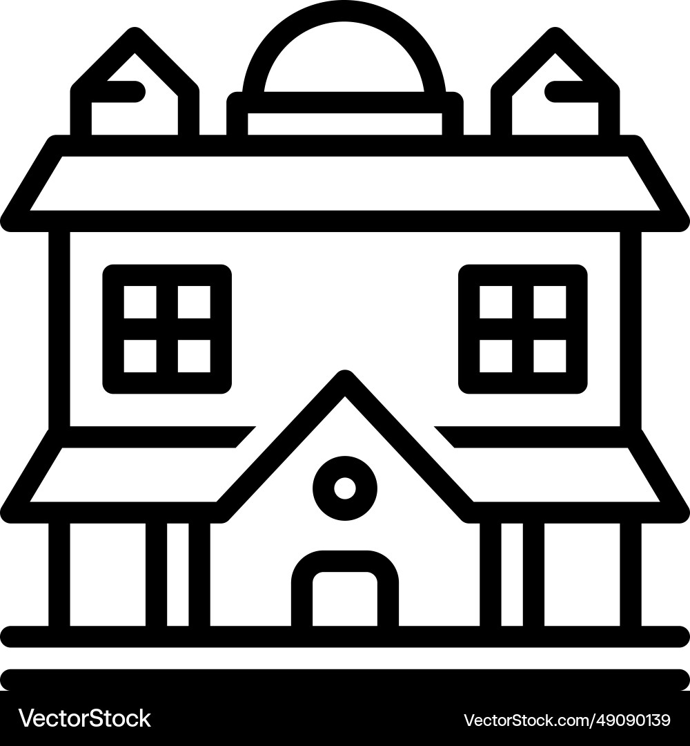 Palace Royalty Free Vector Image - VectorStock