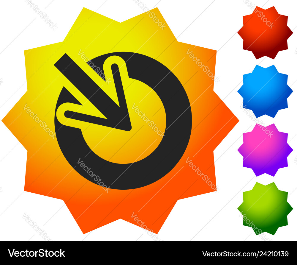 Position accuracy alignment concept icon cursor Vector Image