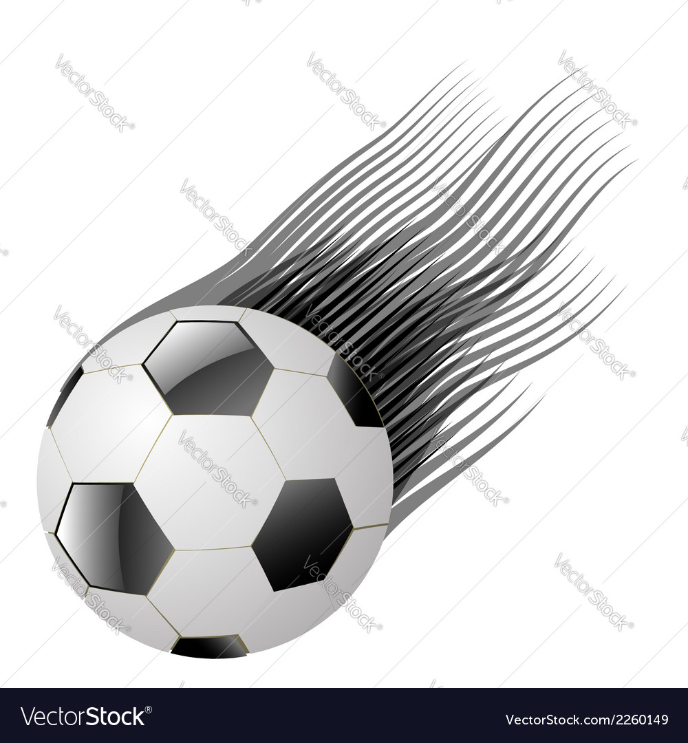 Ball on a white background Royalty Free Vector Image