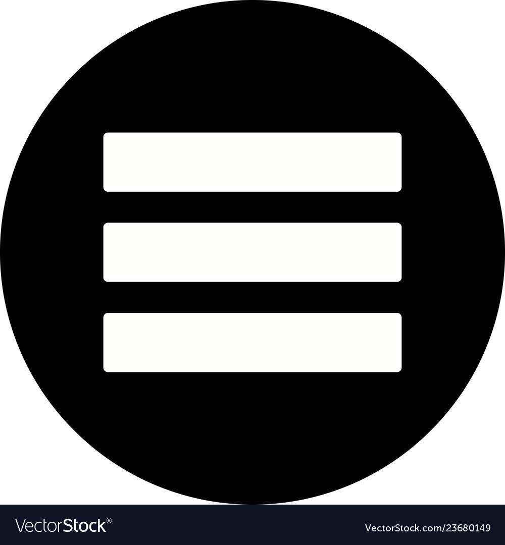 Menu icon Royalty Free Vector Image - VectorStock