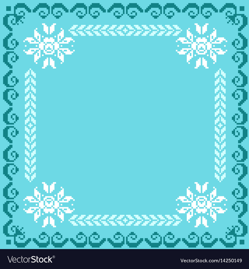 Ukrainian folk seamless pattern