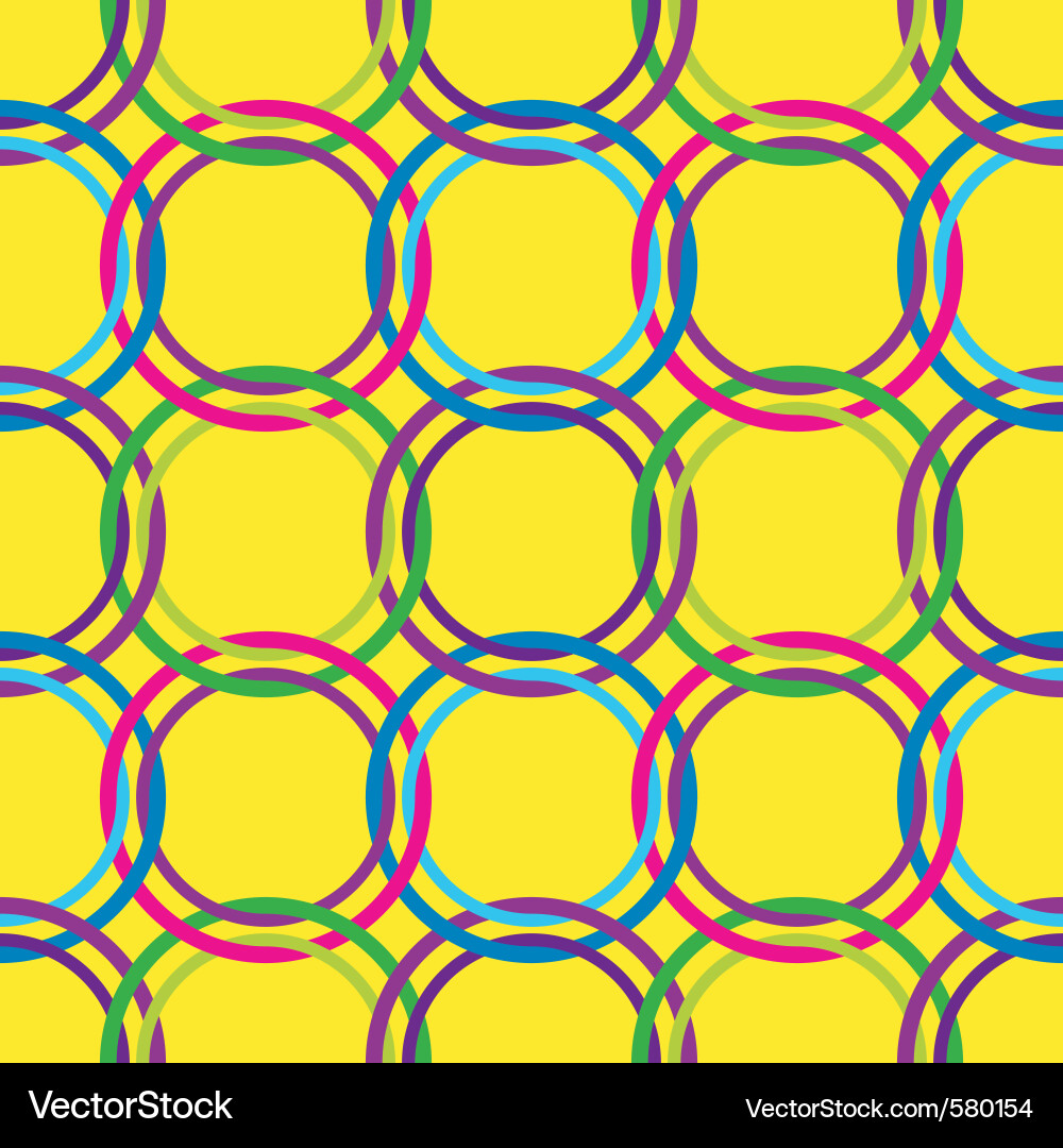 Circles seamless Royalty Free Vector Image - VectorStock
