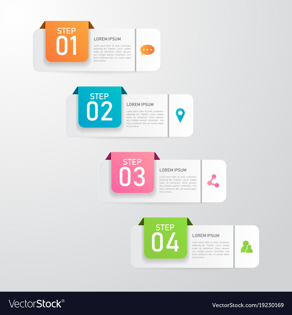 Infographics template Royalty Free Vector Image